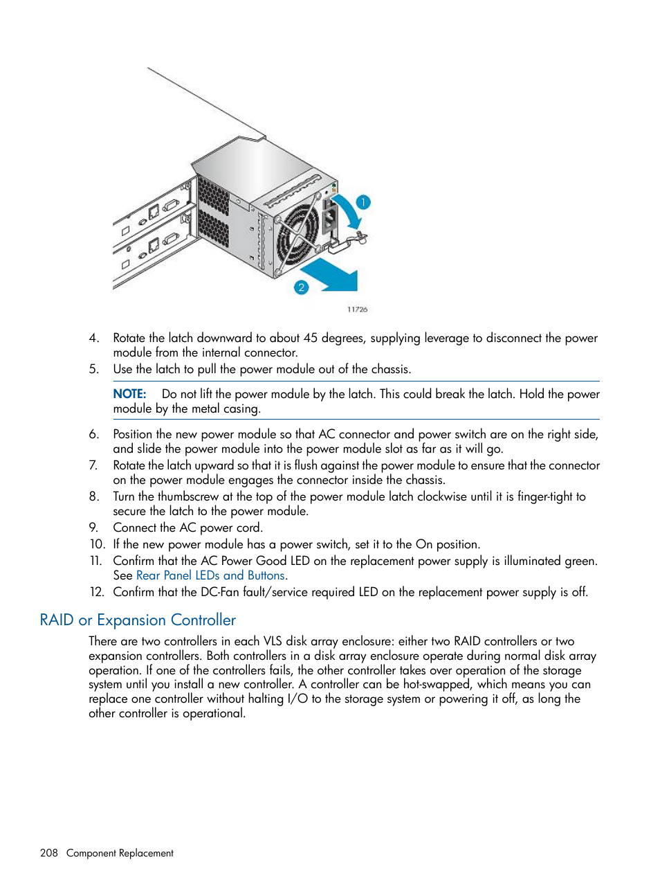 Raid or expansion controller | HP 9000 Virtual Library System User Manual | Page 208 / 258