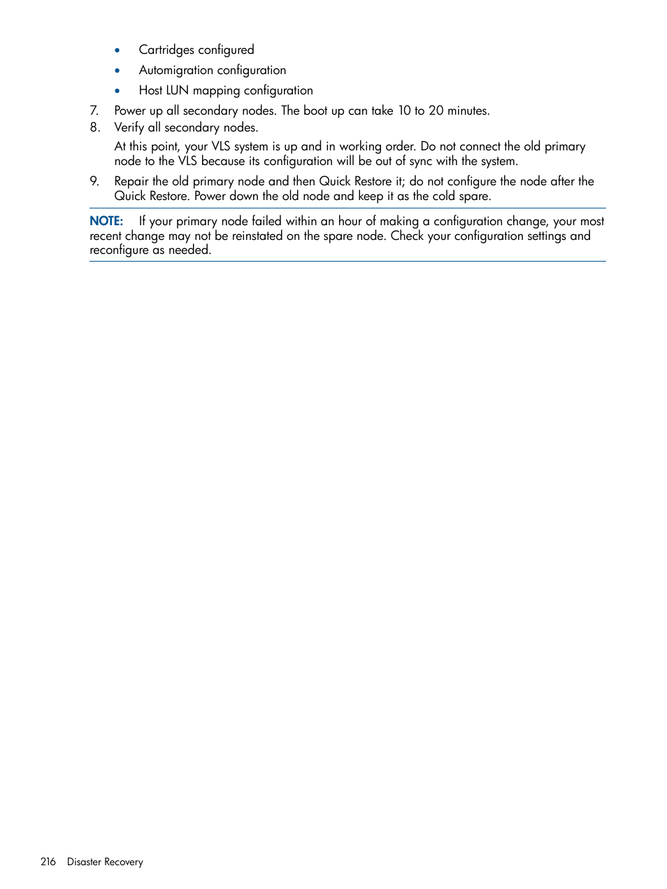 HP 9000 Virtual Library System User Manual | Page 216 / 258