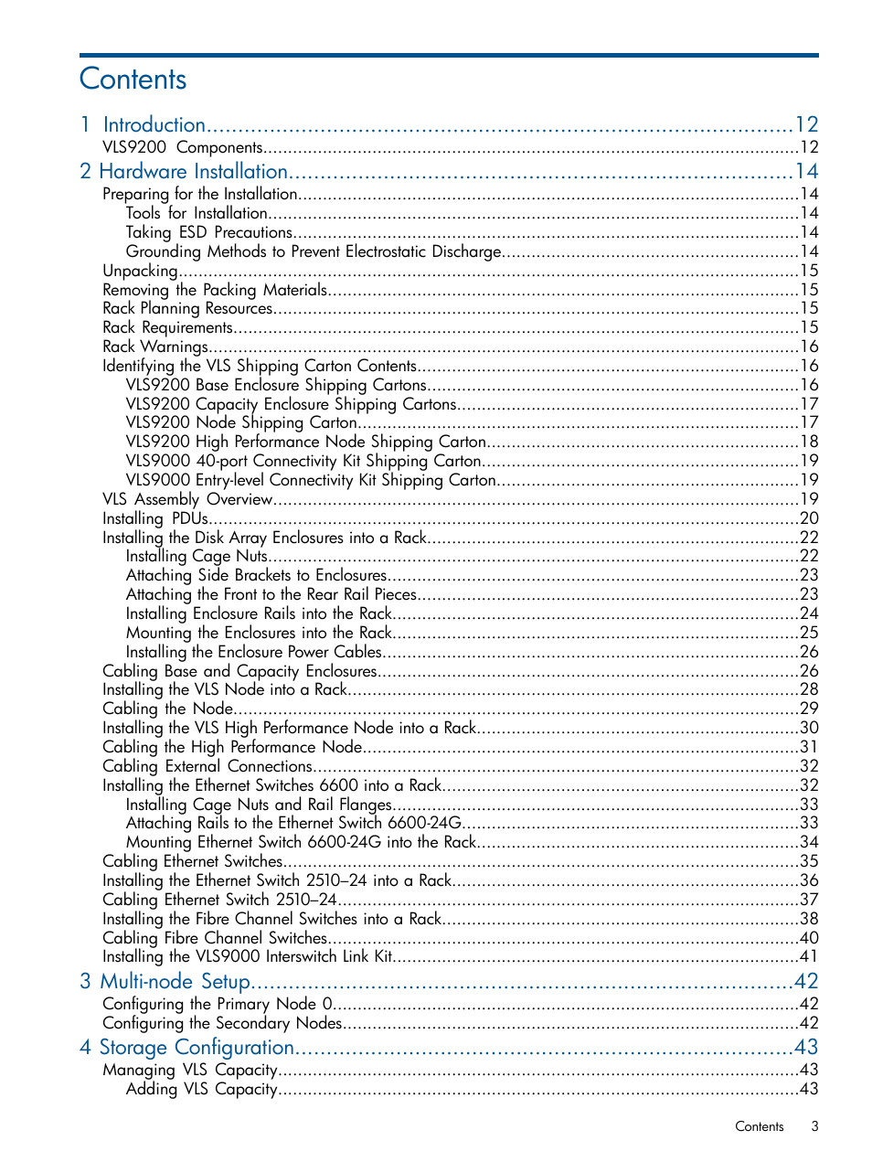 HP 9000 Virtual Library System User Manual | Page 3 / 258