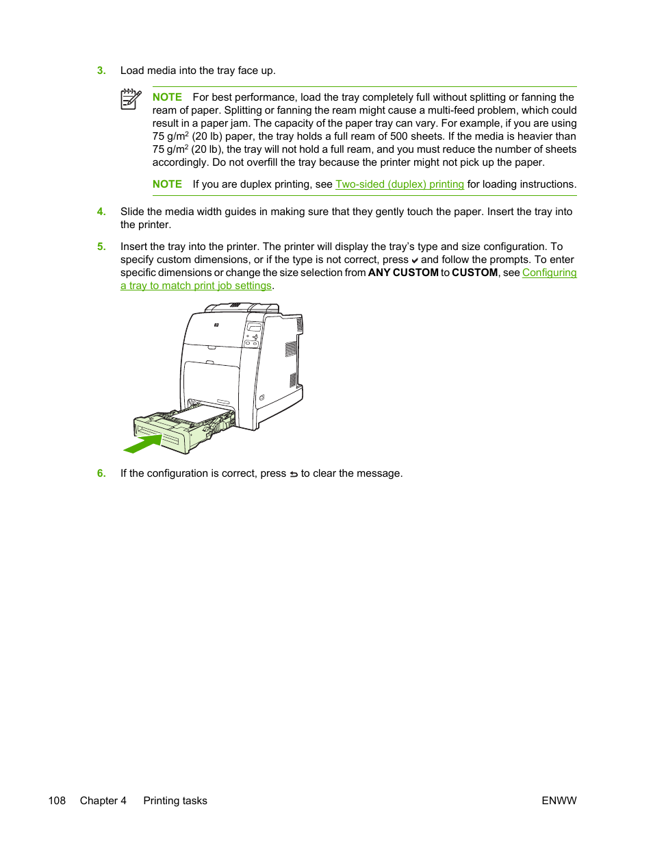 HP Color LaserJet 4700 Printer series User Manual | Page 124 / 330