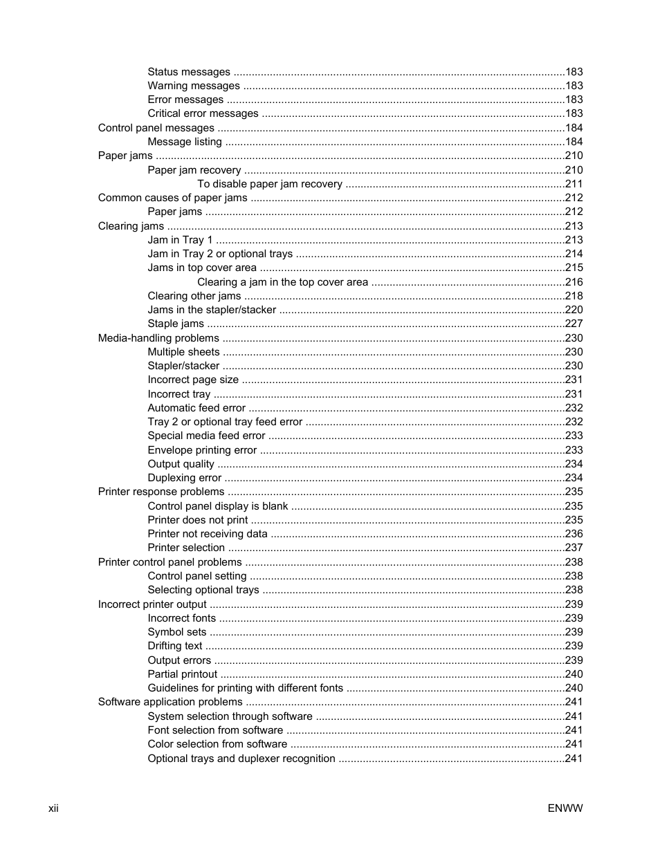 HP Color LaserJet 4700 Printer series User Manual | Page 14 / 330