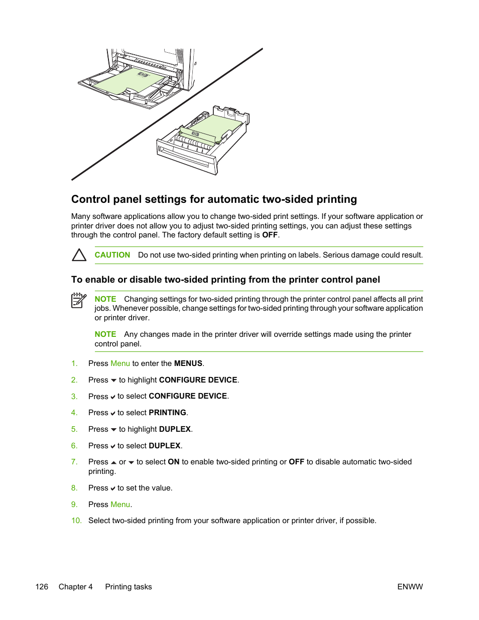 HP Color LaserJet 4700 Printer series User Manual | Page 142 / 330