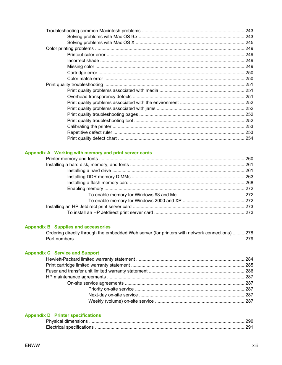 HP Color LaserJet 4700 Printer series User Manual | Page 15 / 330