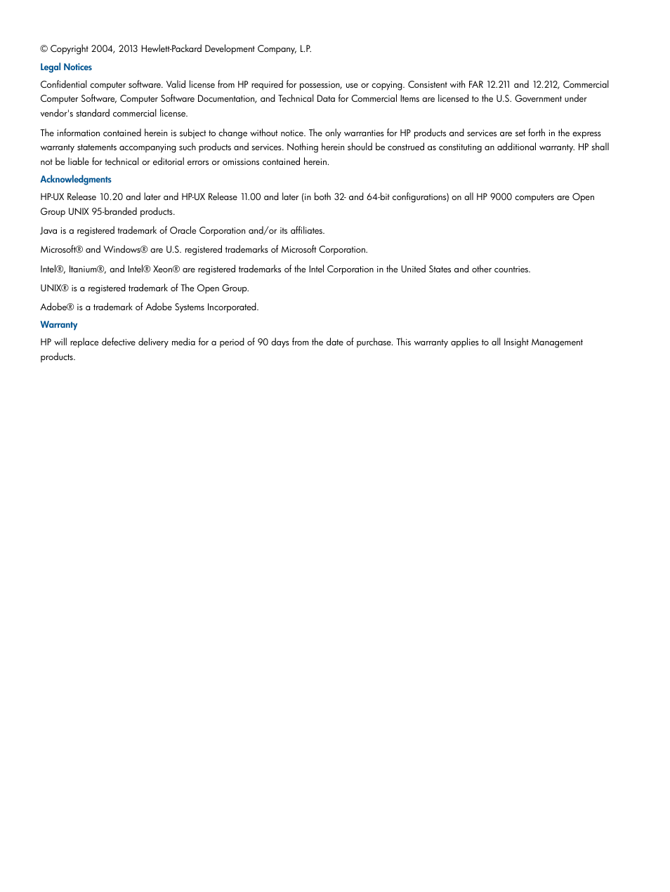 HP Insight Control User Manual | Page 2 / 45