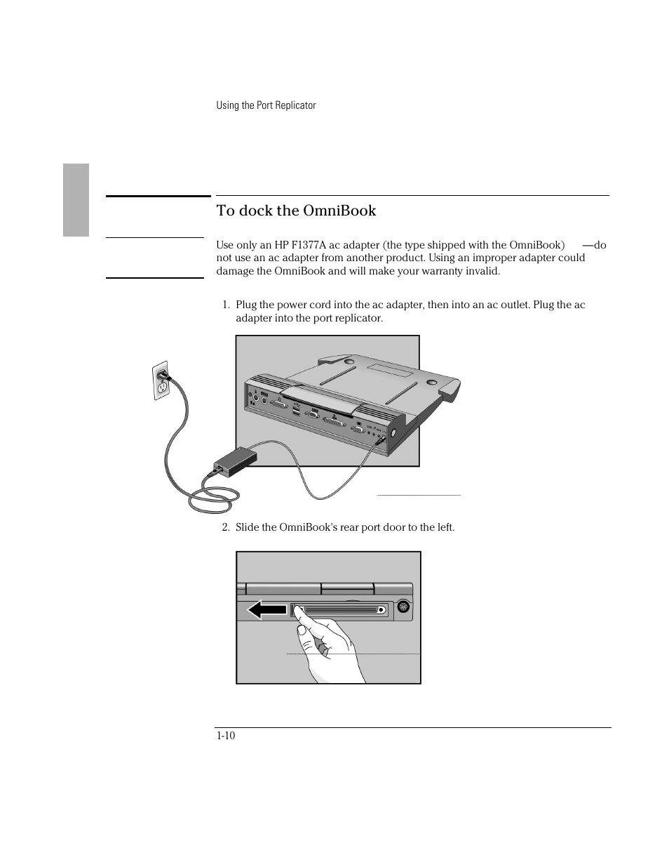 HP OmniBook 3000 Notebook PC User Manual | Page 10 / 34