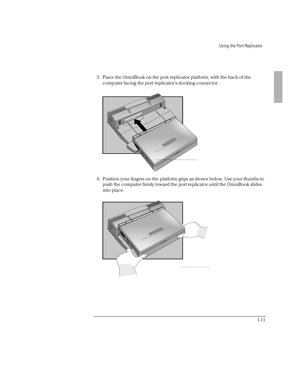 HP OmniBook 3000 Notebook PC User Manual | Page 11 / 34