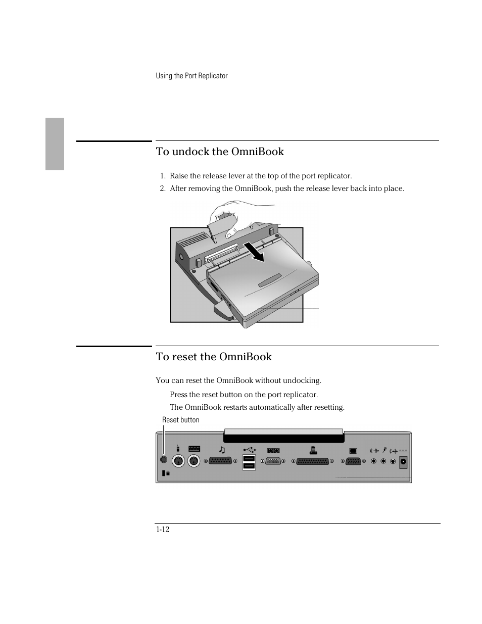 HP OmniBook 3000 Notebook PC User Manual | Page 12 / 34