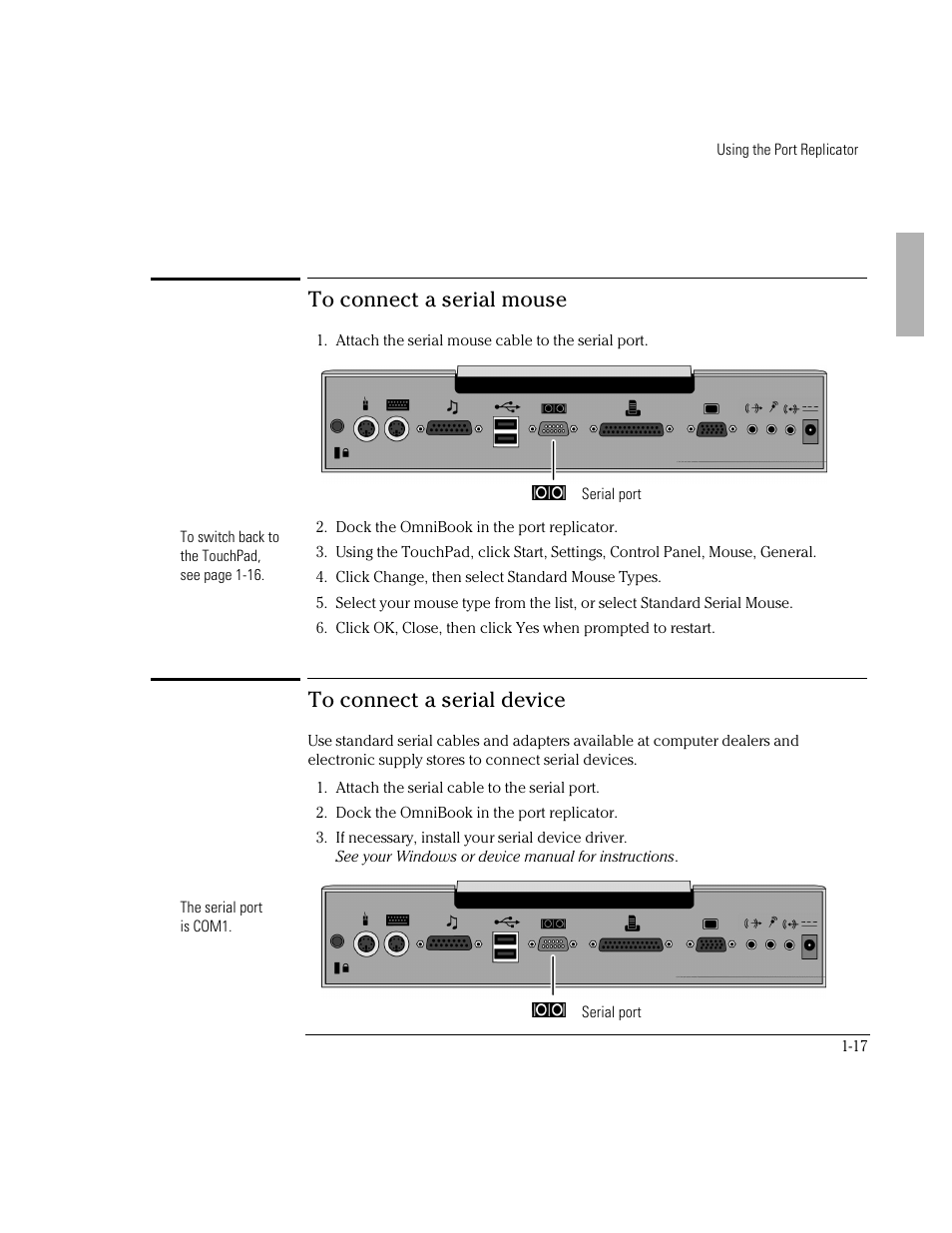 HP OmniBook 3000 Notebook PC User Manual | Page 17 / 34