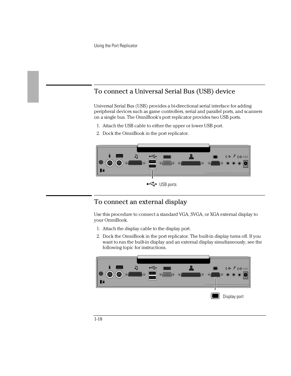 HP OmniBook 3000 Notebook PC User Manual | Page 18 / 34