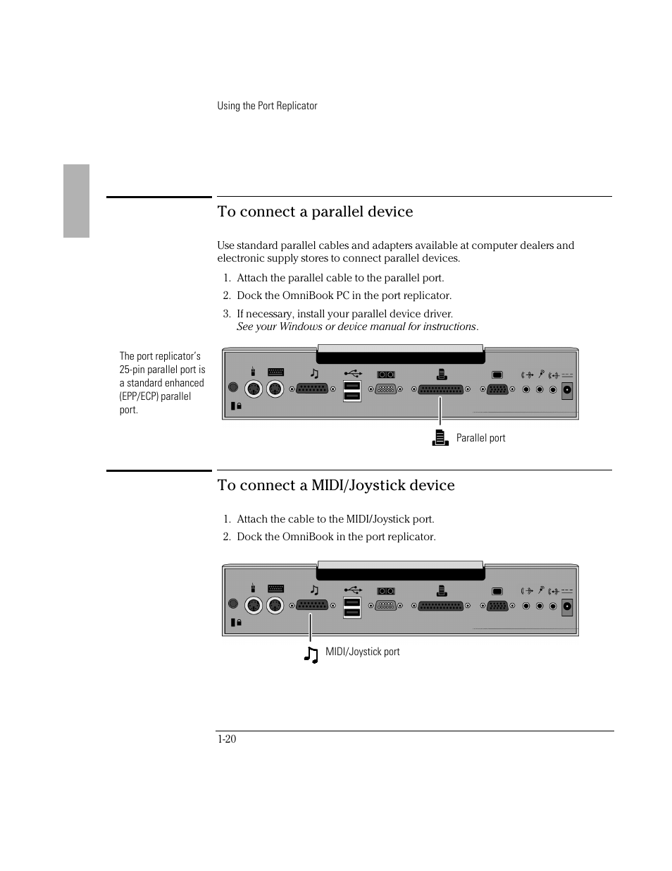 HP OmniBook 3000 Notebook PC User Manual | Page 20 / 34