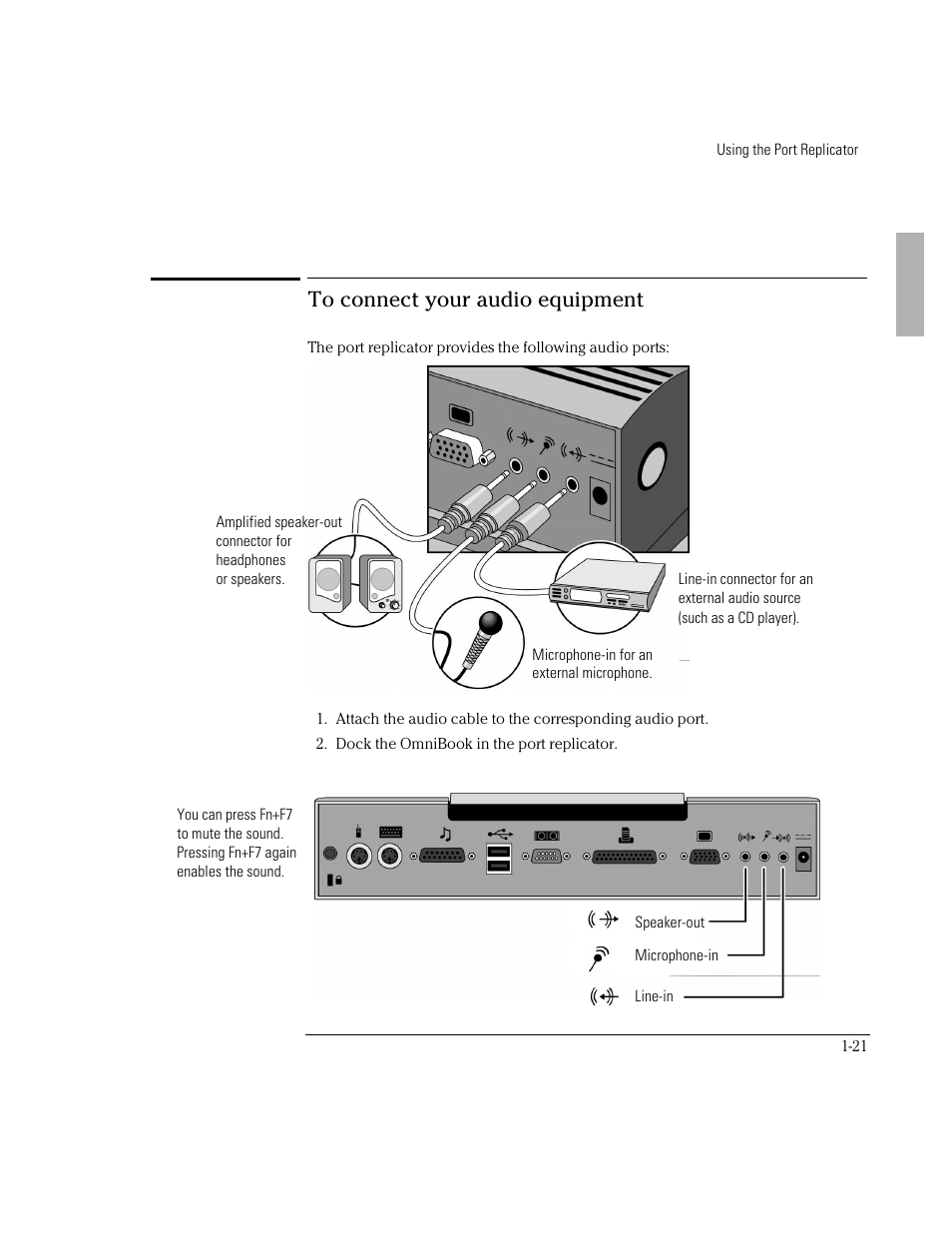 HP OmniBook 3000 Notebook PC User Manual | Page 21 / 34