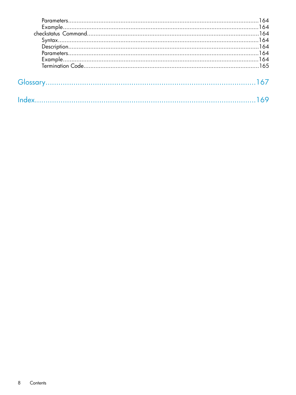 Glossary index | HP XP External Storage Software User Manual | Page 8 / 170