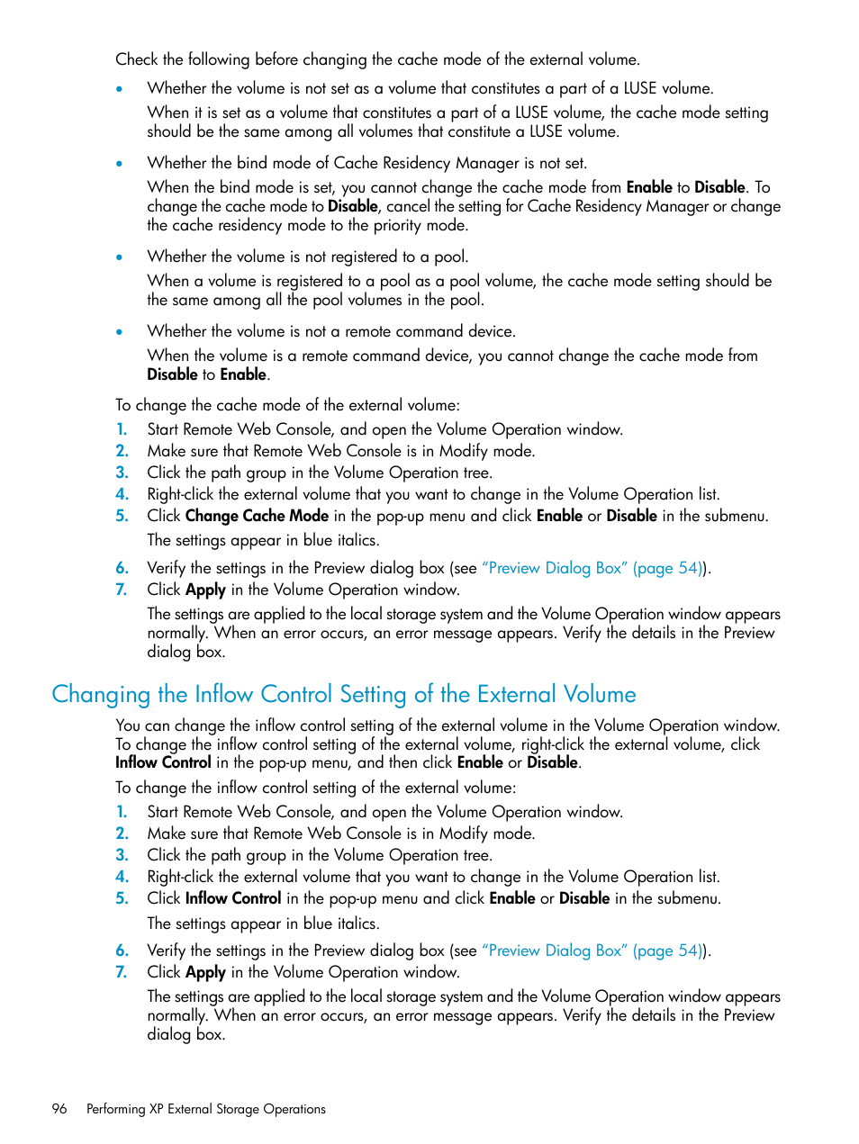 Changing | HP XP External Storage Software User Manual | Page 96 / 170
