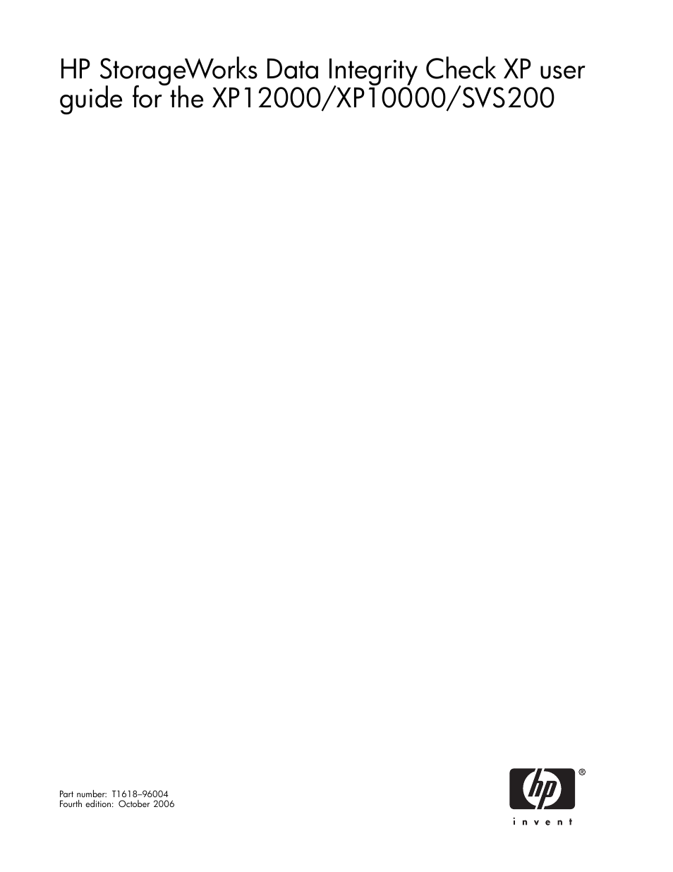 HP StorageWorks XP Remote Web Console Software User Manual | 17 pages