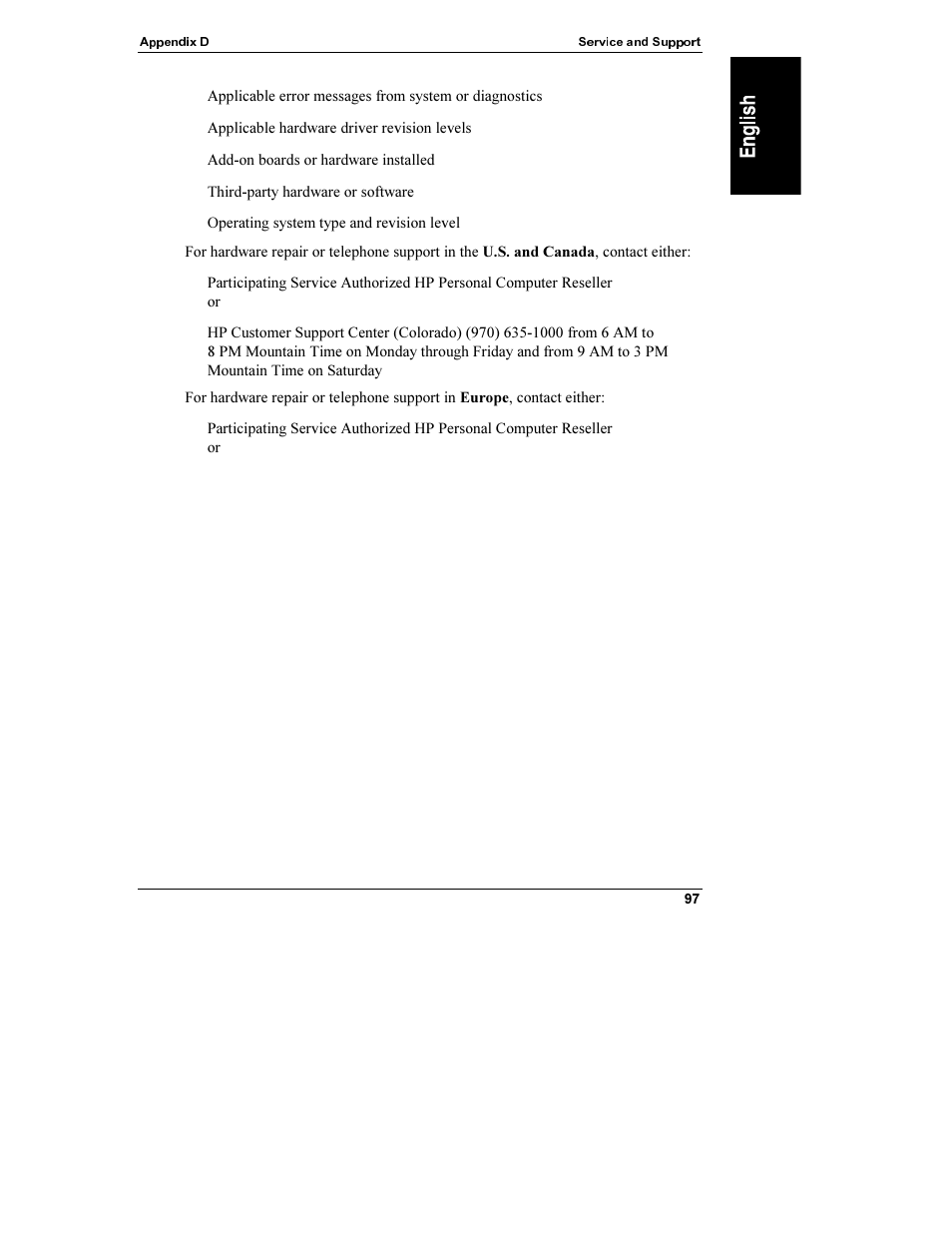 HP Netserver L Server series User Manual | Page 103 / 112