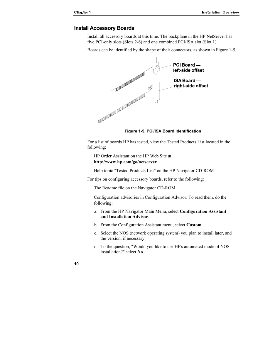 Install accessory boards, Install all accessory boards | HP Netserver L Server series User Manual | Page 16 / 112