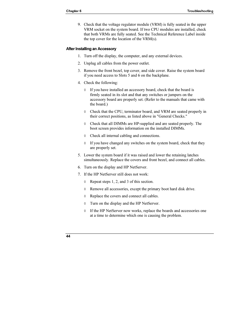 HP Netserver L Server series User Manual | Page 50 / 112