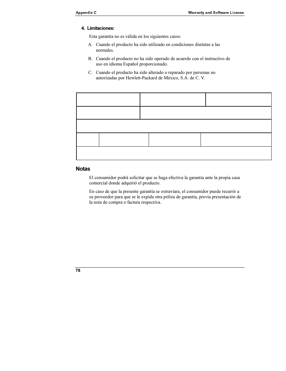 Notas | HP Netserver L Server series User Manual | Page 84 / 112