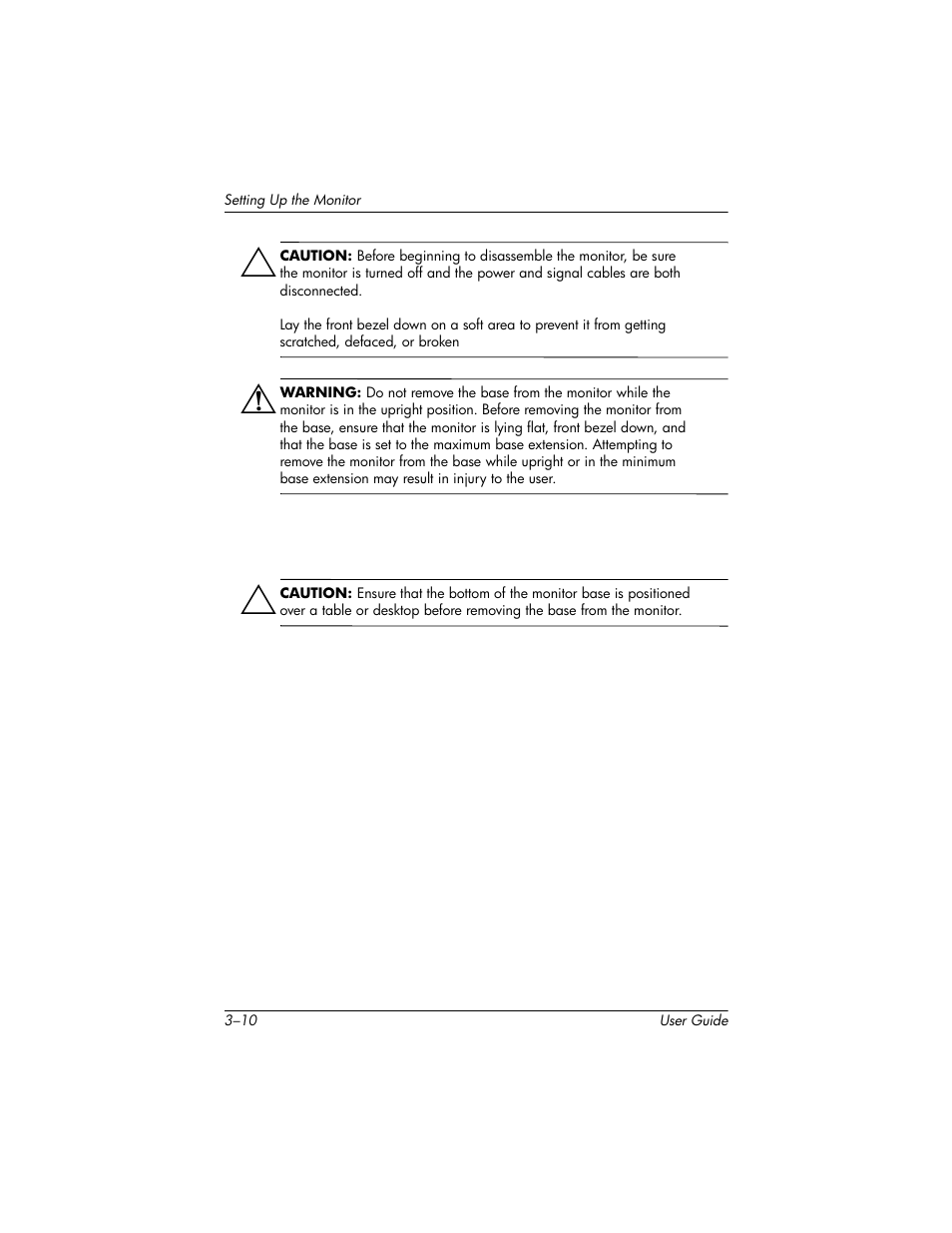 HP L1940T 19-inch LCD Monitor User Manual | Page 22 / 58