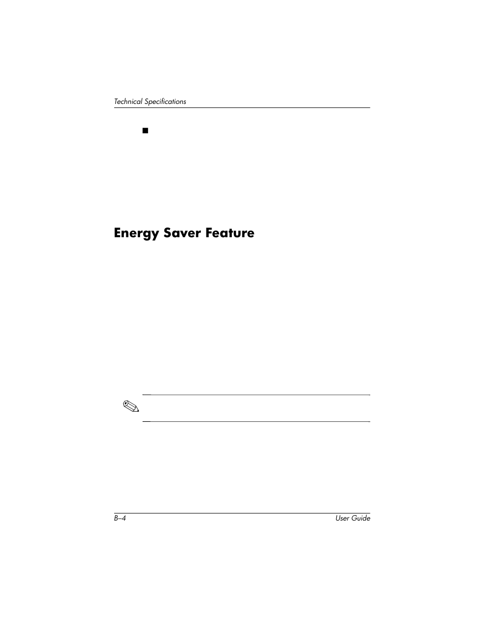 Energy saver feature | HP L1940T 19-inch LCD Monitor User Manual | Page 50 / 58