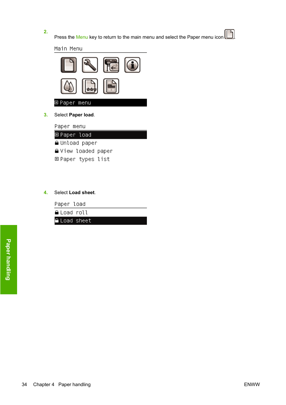 HP Designjet Z2100 Photo Printer series User Manual | Page 44 / 182