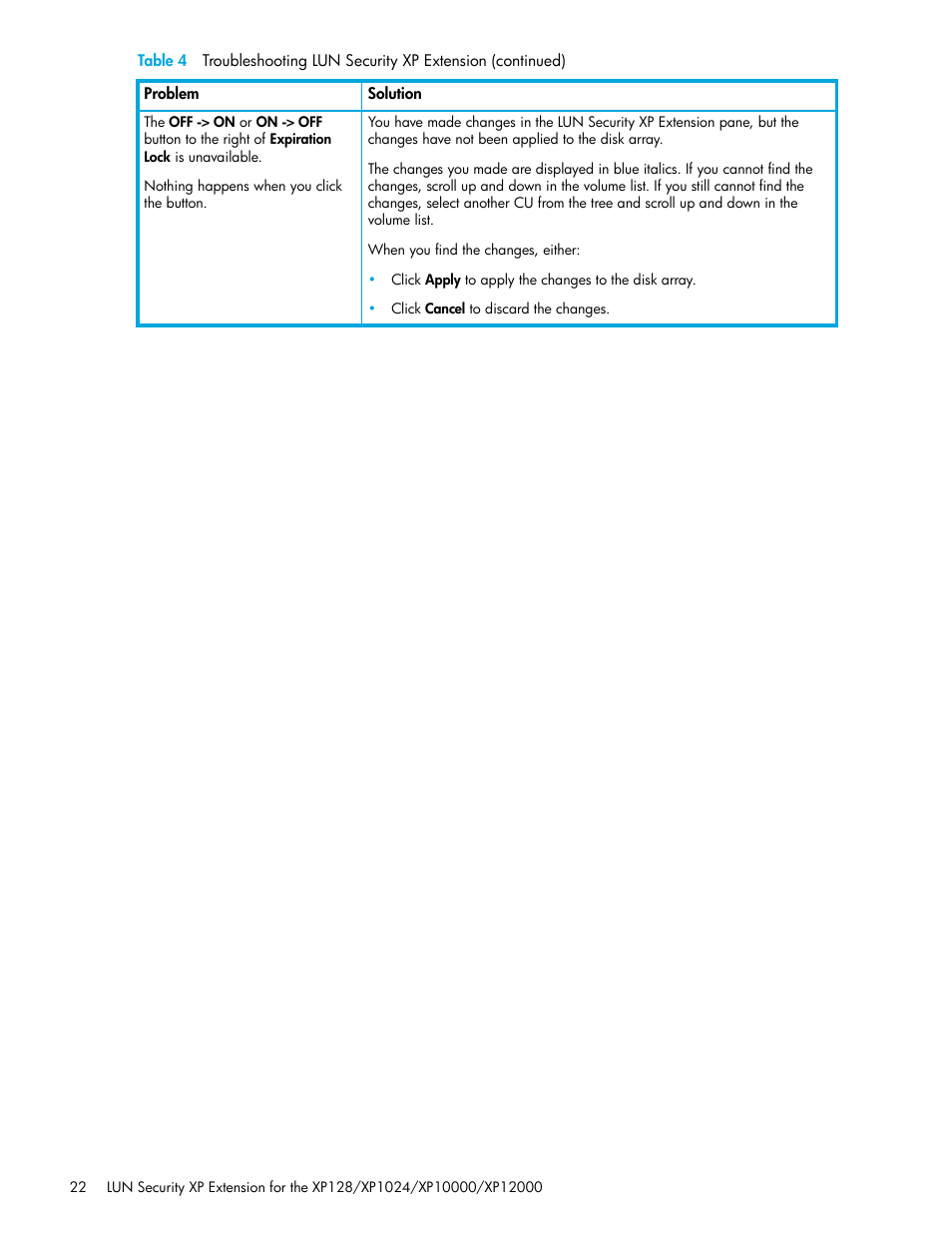 HP StorageWorks XP Remote Web Console Software User Manual | Page 22 / 28
