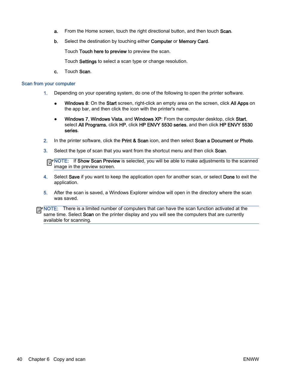 HP ENVY 5530 e-All-in-One Printer User Manual | Page 44 / 108