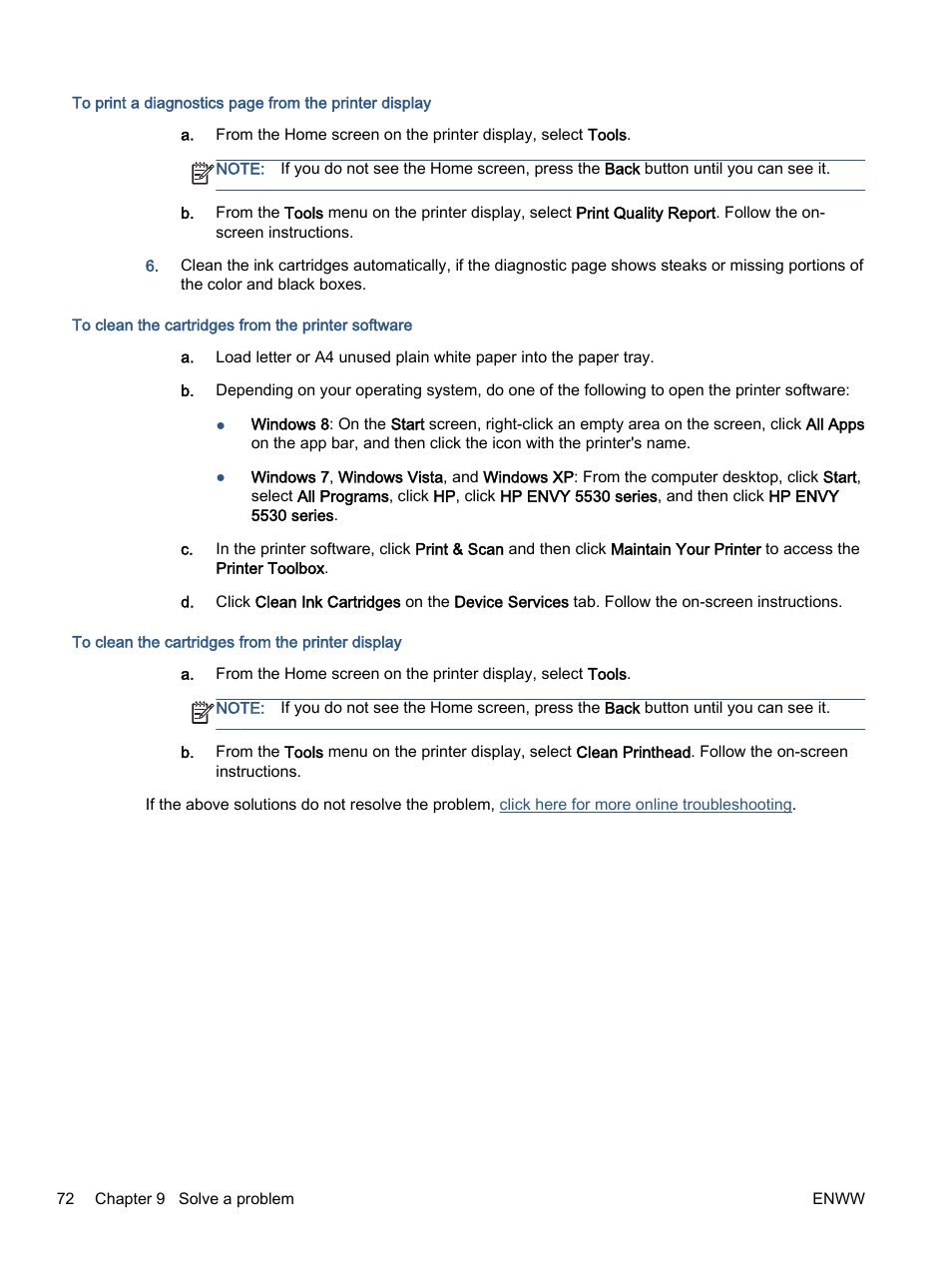 HP ENVY 5530 e-All-in-One Printer User Manual | Page 76 / 108