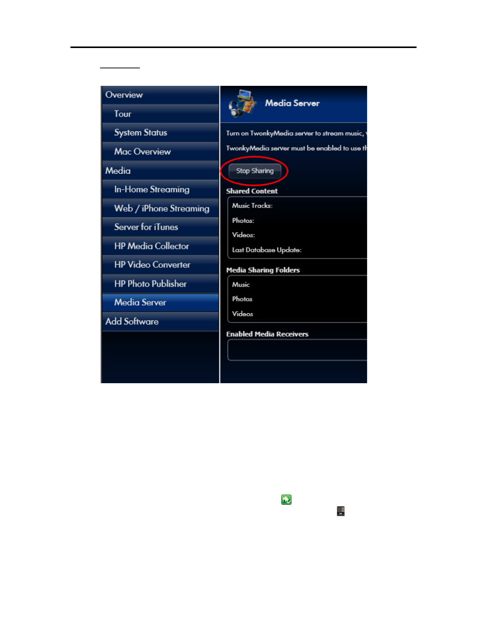 Server for itunes, Settings for itunes, Server for itunes 130 | Settings for itunes 130 | HP X500 Data Vault User Manual | Page 136 / 331