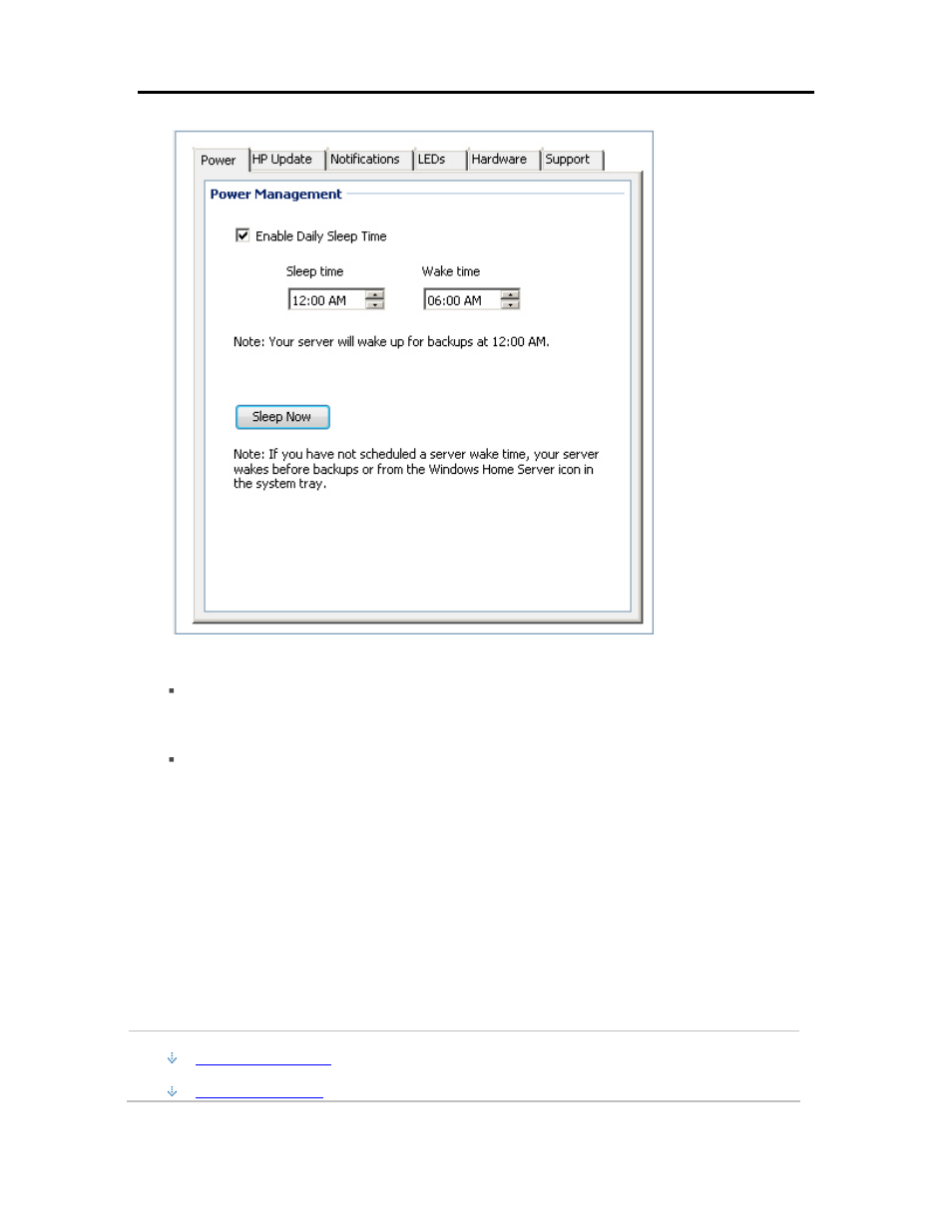 Hp update settings | HP X500 Data Vault User Manual | Page 85 / 331