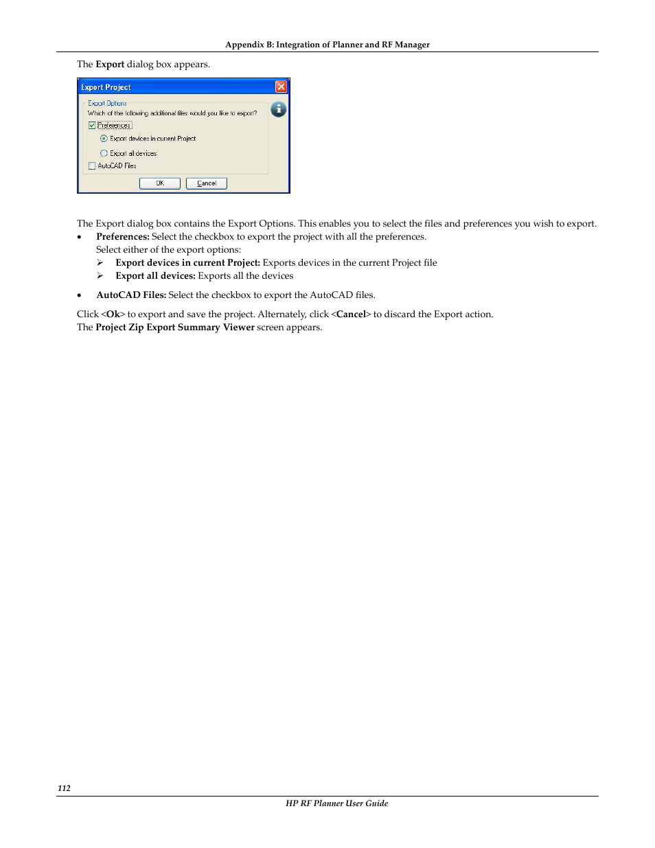 HP Radio Frequency Planner Software Series User Manual | Page 114 / 120