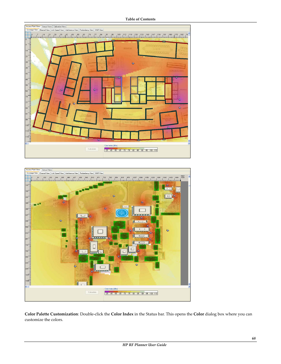 HP Radio Frequency Planner Software Series User Manual | Page 75 / 120