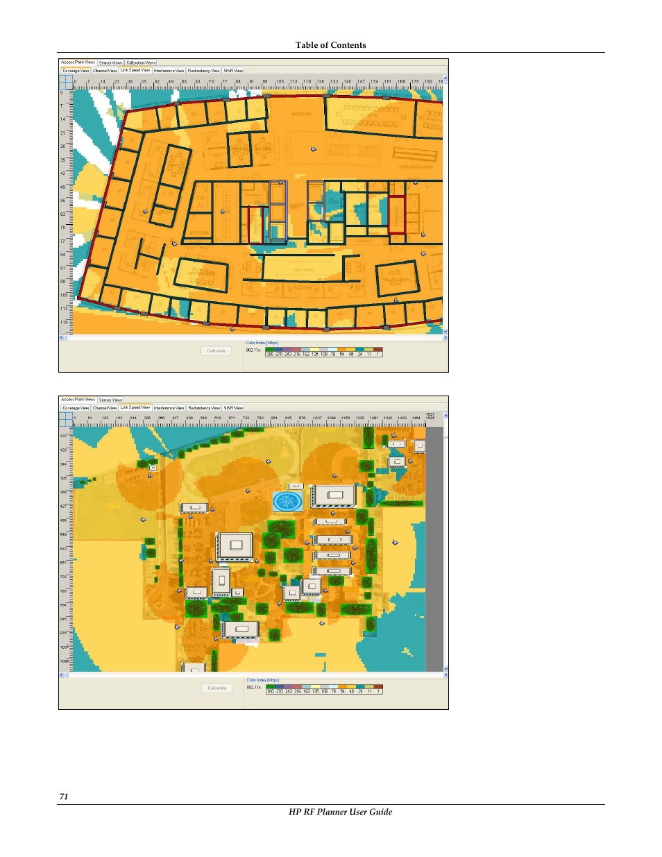 HP Radio Frequency Planner Software Series User Manual | Page 78 / 120