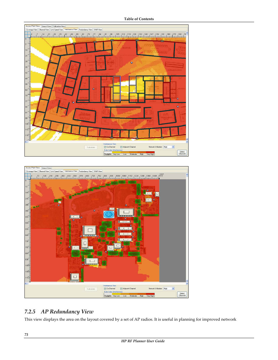 Ap redundancy view, 5 ap redundancy view | HP Radio Frequency Planner Software Series User Manual | Page 80 / 120