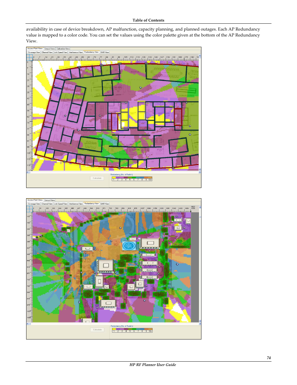 HP Radio Frequency Planner Software Series User Manual | Page 81 / 120