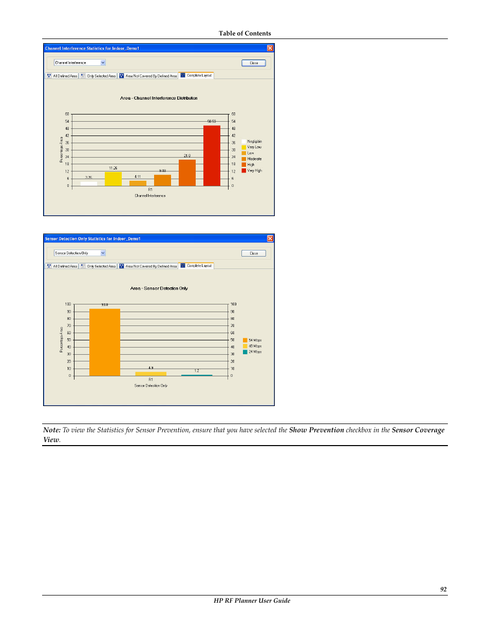 HP Radio Frequency Planner Software Series User Manual | Page 99 / 120