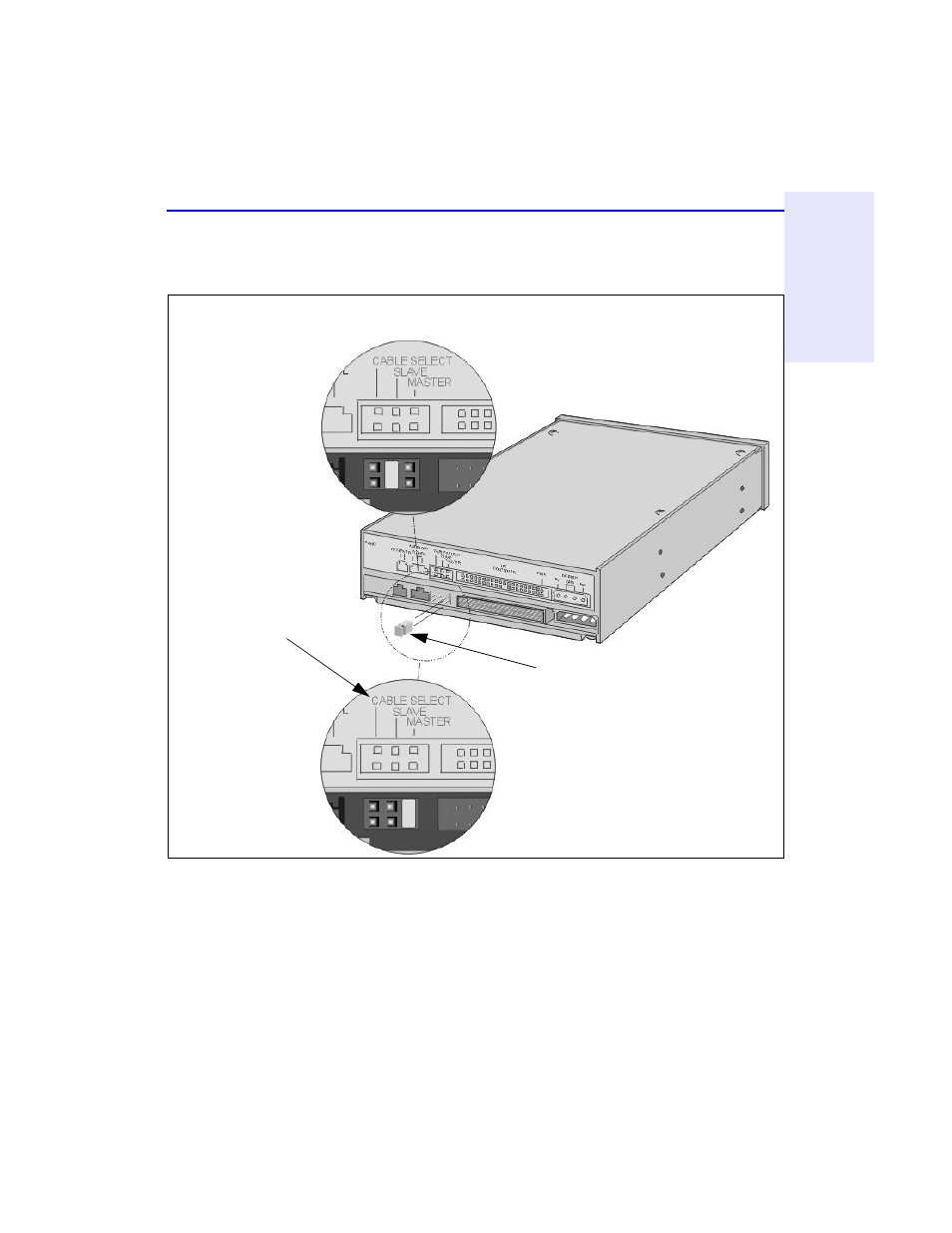 Or master, Slave | HP CD-Writer Plus Internal 8200i Drive User Manual | Page 7 / 18