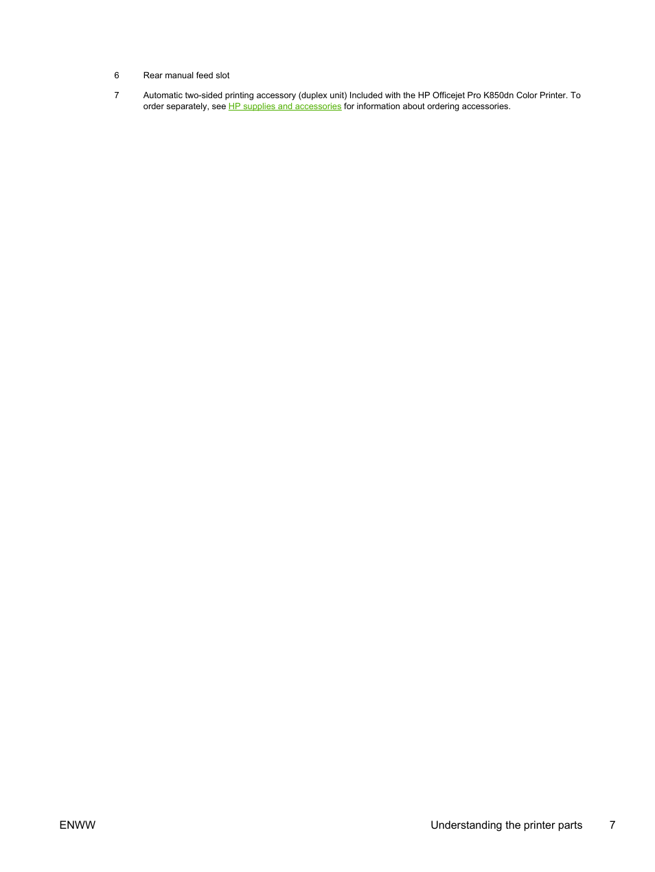 HP Officejet Pro K850dn Printer User Manual | Page 15 / 150