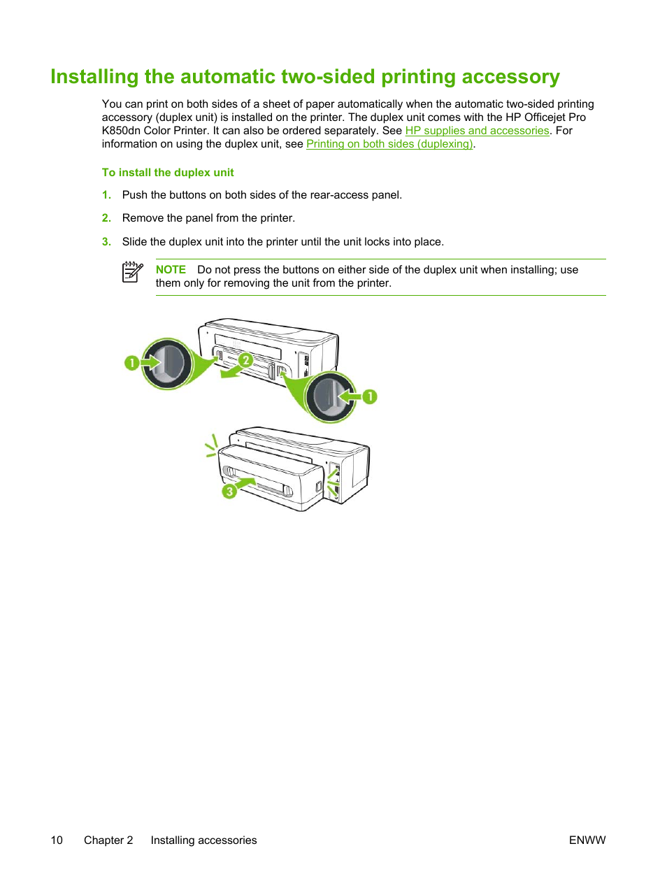 HP Officejet Pro K850dn Printer User Manual | Page 18 / 150