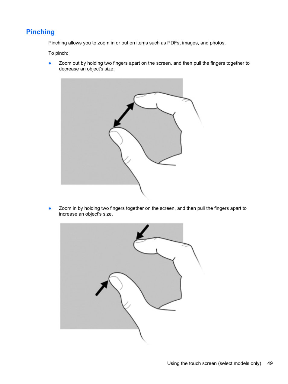 Pinching | HP EliteBook 2740p Tablet-PC User Manual | Page 61 / 179