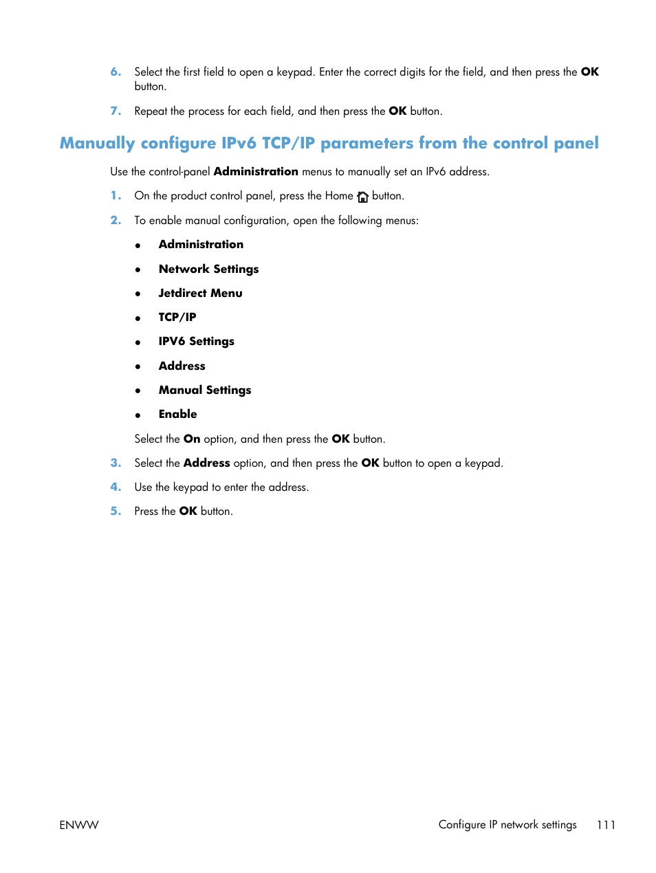 HP LaserJet Enterprise 700 Printer M712 series User Manual | Page 121 / 186