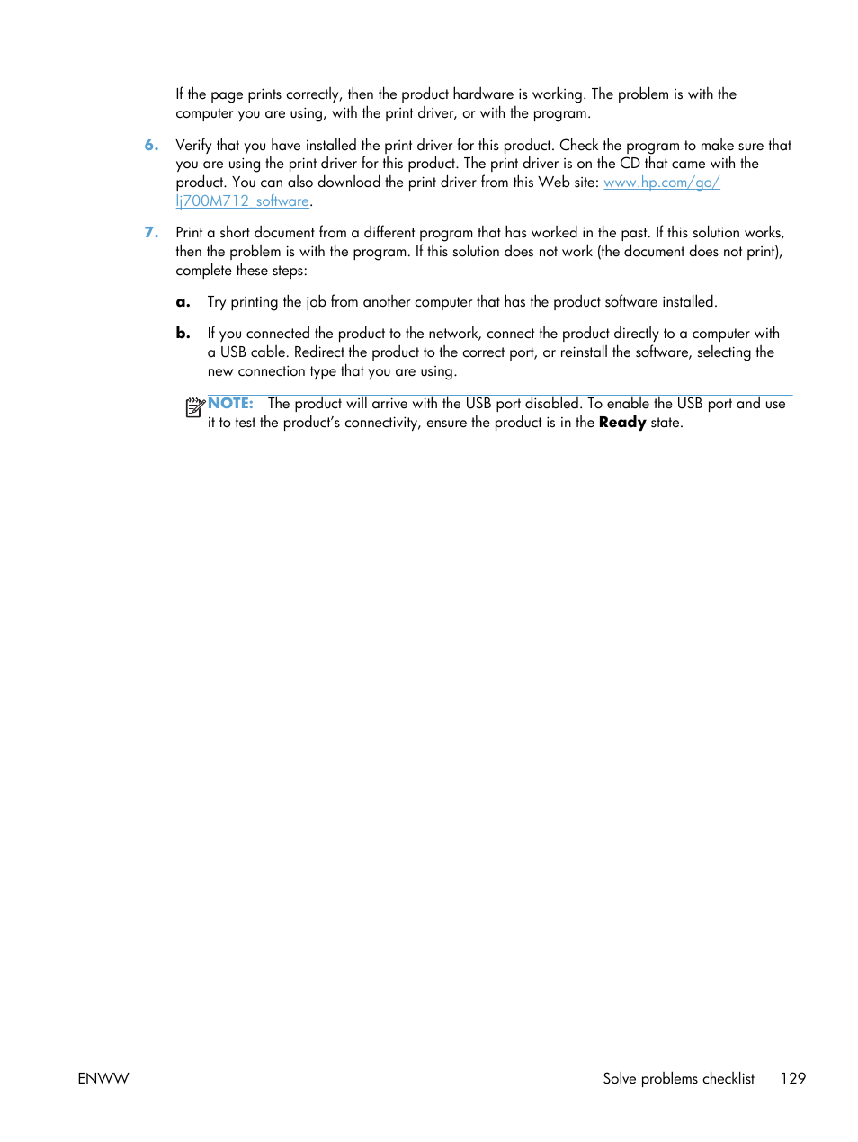 HP LaserJet Enterprise 700 Printer M712 series User Manual | Page 139 / 186