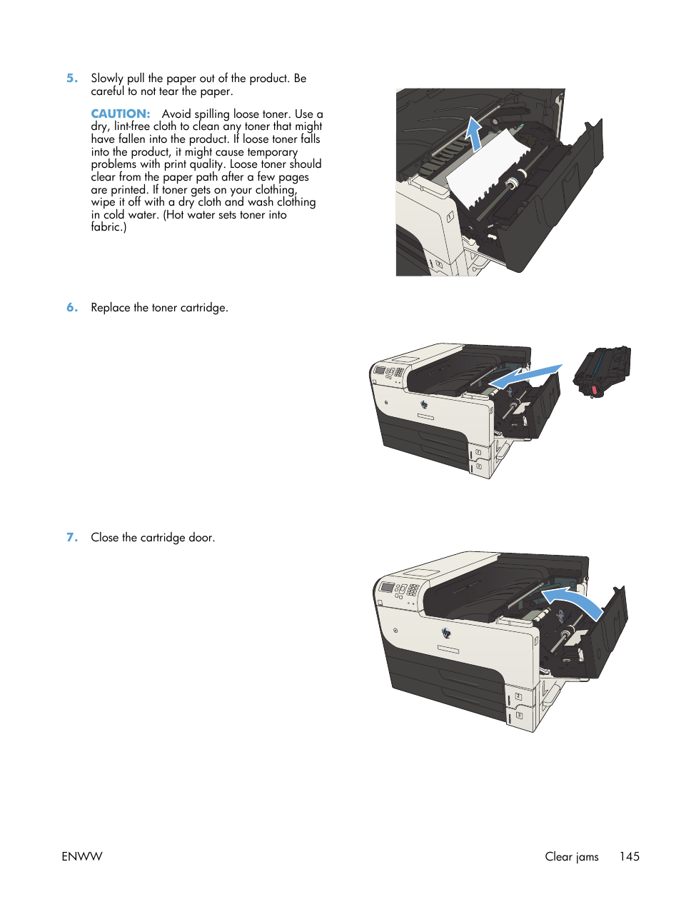 HP LaserJet Enterprise 700 Printer M712 series User Manual | Page 155 / 186