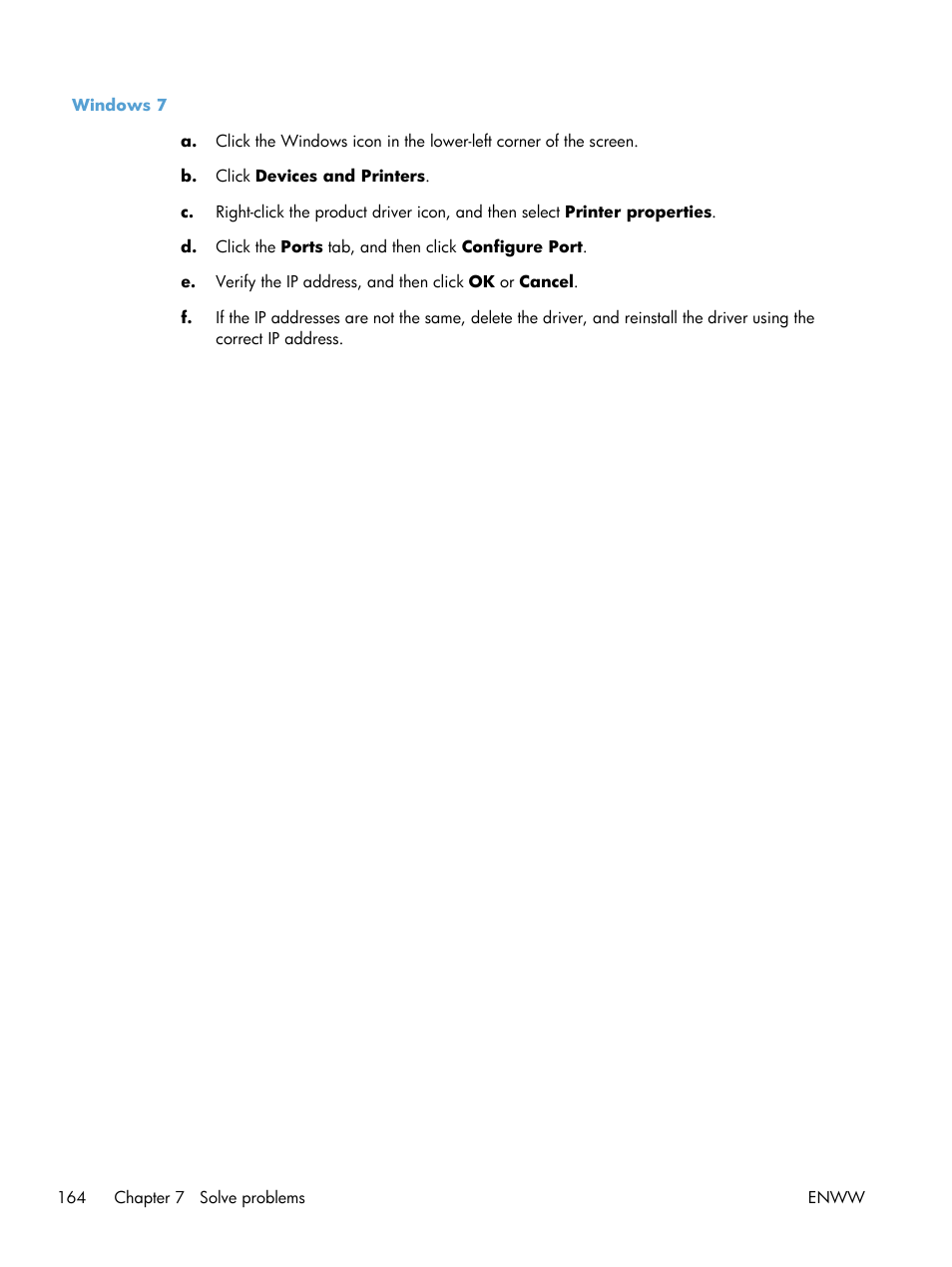 HP LaserJet Enterprise 700 Printer M712 series User Manual | Page 174 / 186