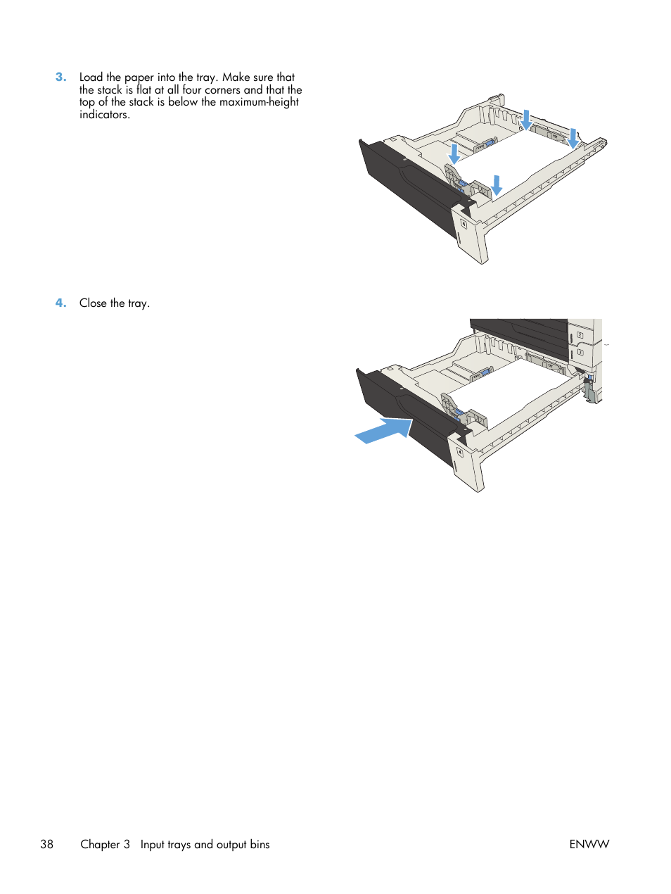 HP LaserJet Enterprise 700 Printer M712 series User Manual | Page 48 / 186