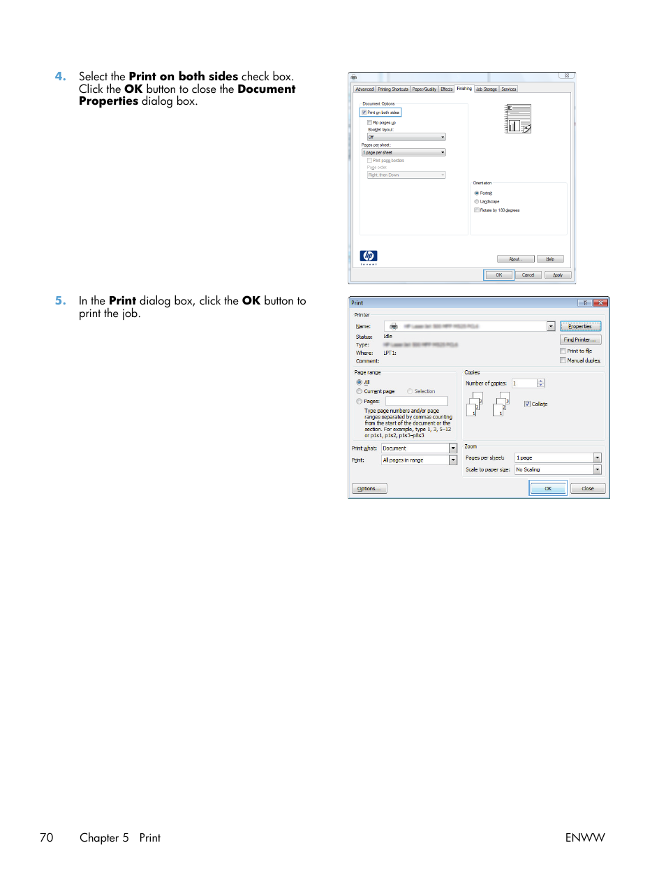 HP LaserJet Enterprise 700 Printer M712 series User Manual | Page 80 / 186