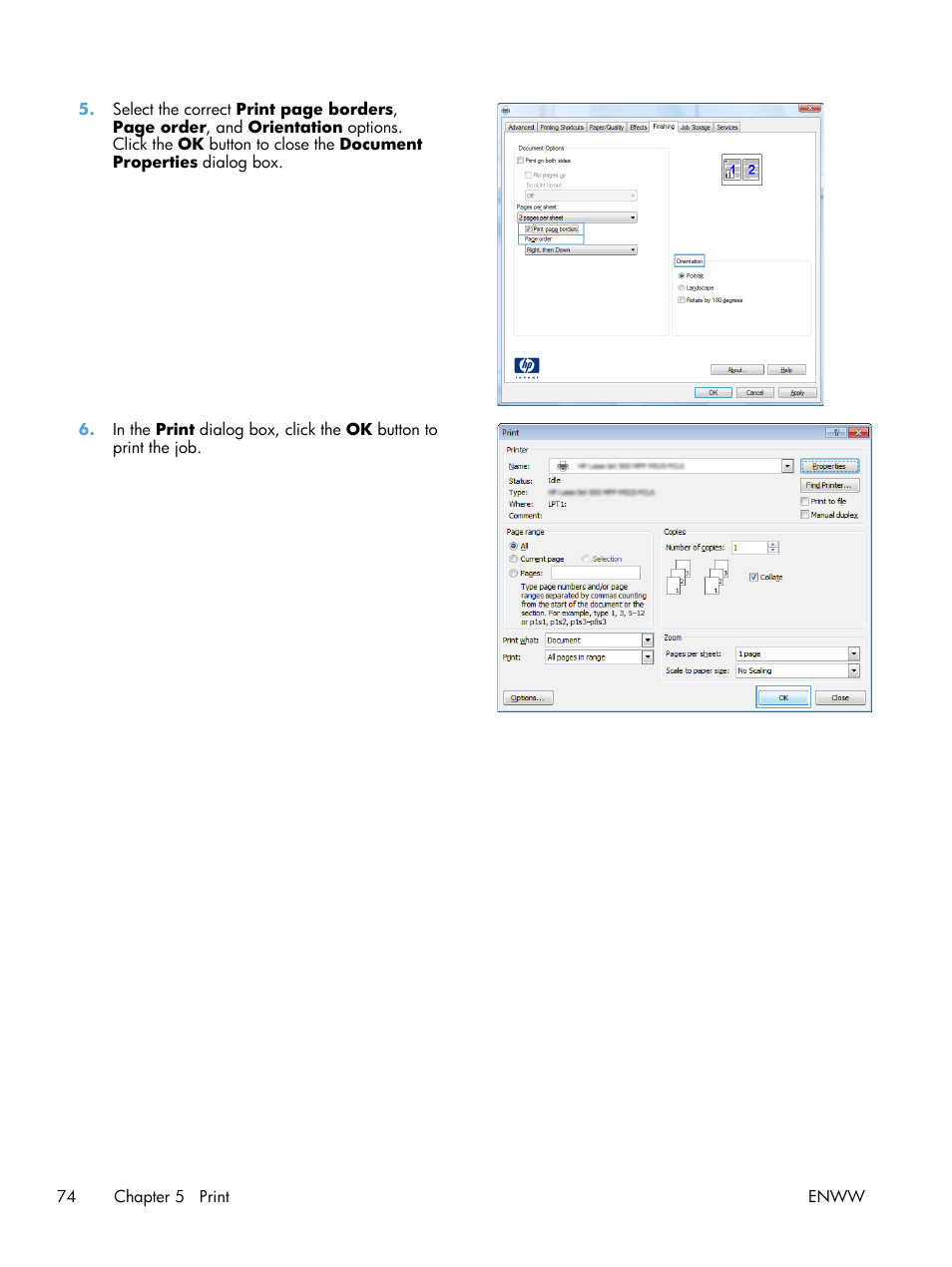 HP LaserJet Enterprise 700 Printer M712 series User Manual | Page 84 / 186