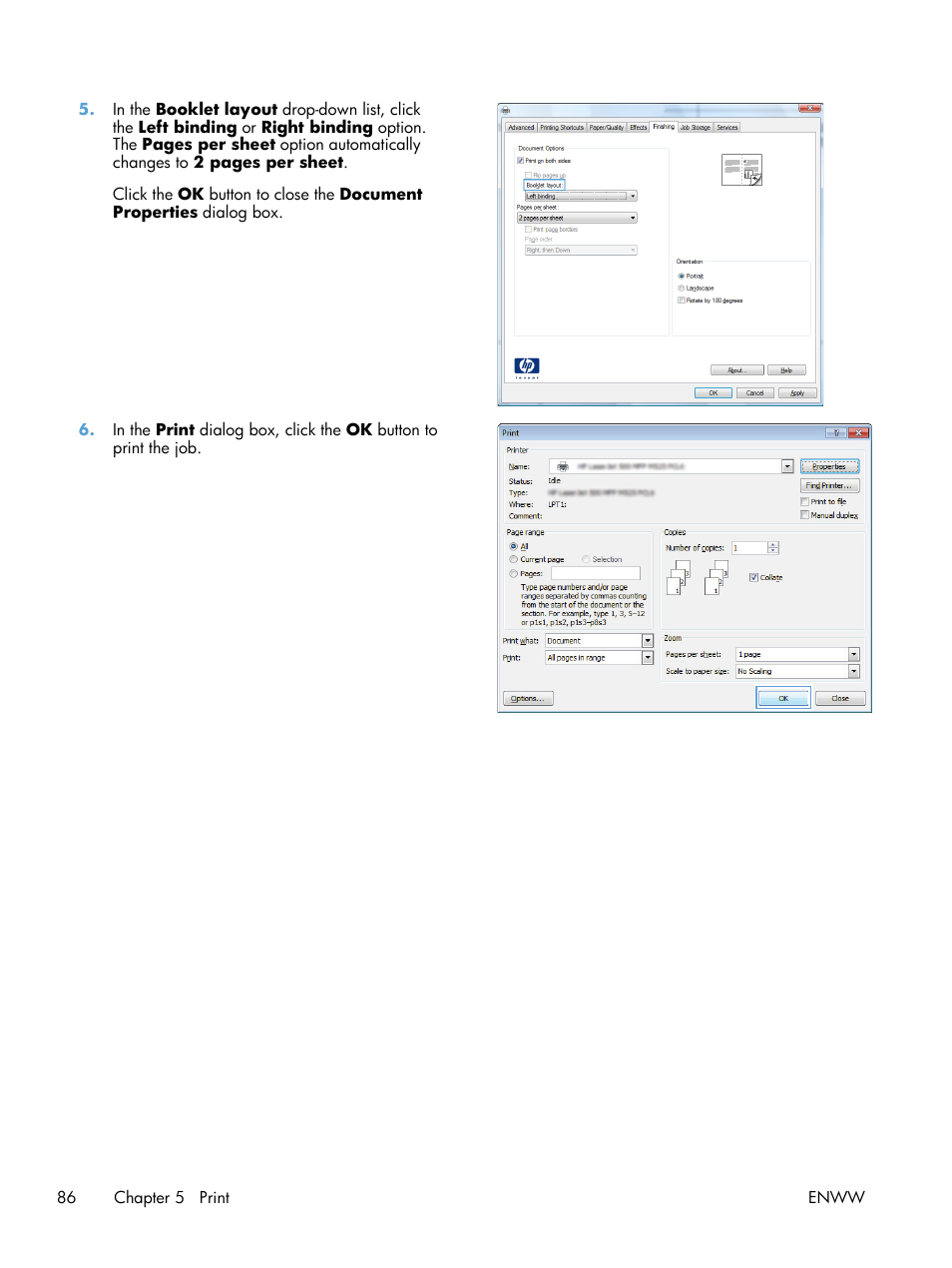 HP LaserJet Enterprise 700 Printer M712 series User Manual | Page 96 / 186