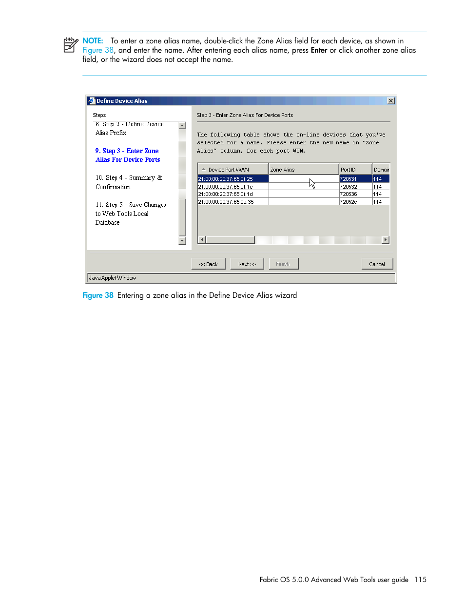 HP Brocade 4Gb SAN Switch for HP BladeSystem c-Class User Manual | Page 115 / 160