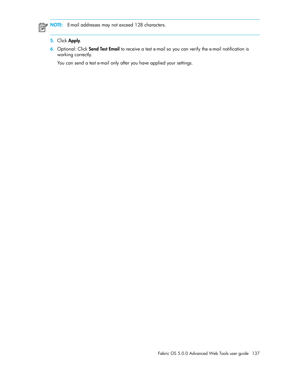 HP Brocade 4Gb SAN Switch for HP BladeSystem c-Class User Manual | Page 137 / 160